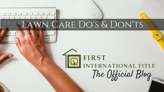 lawn care dos donts first international title on hand lawn care